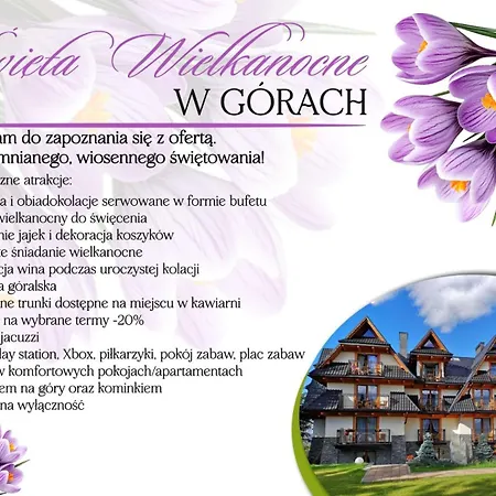 Eco Grand Karpatia Ski&wellness Hotel apartamentowy Murzasichle